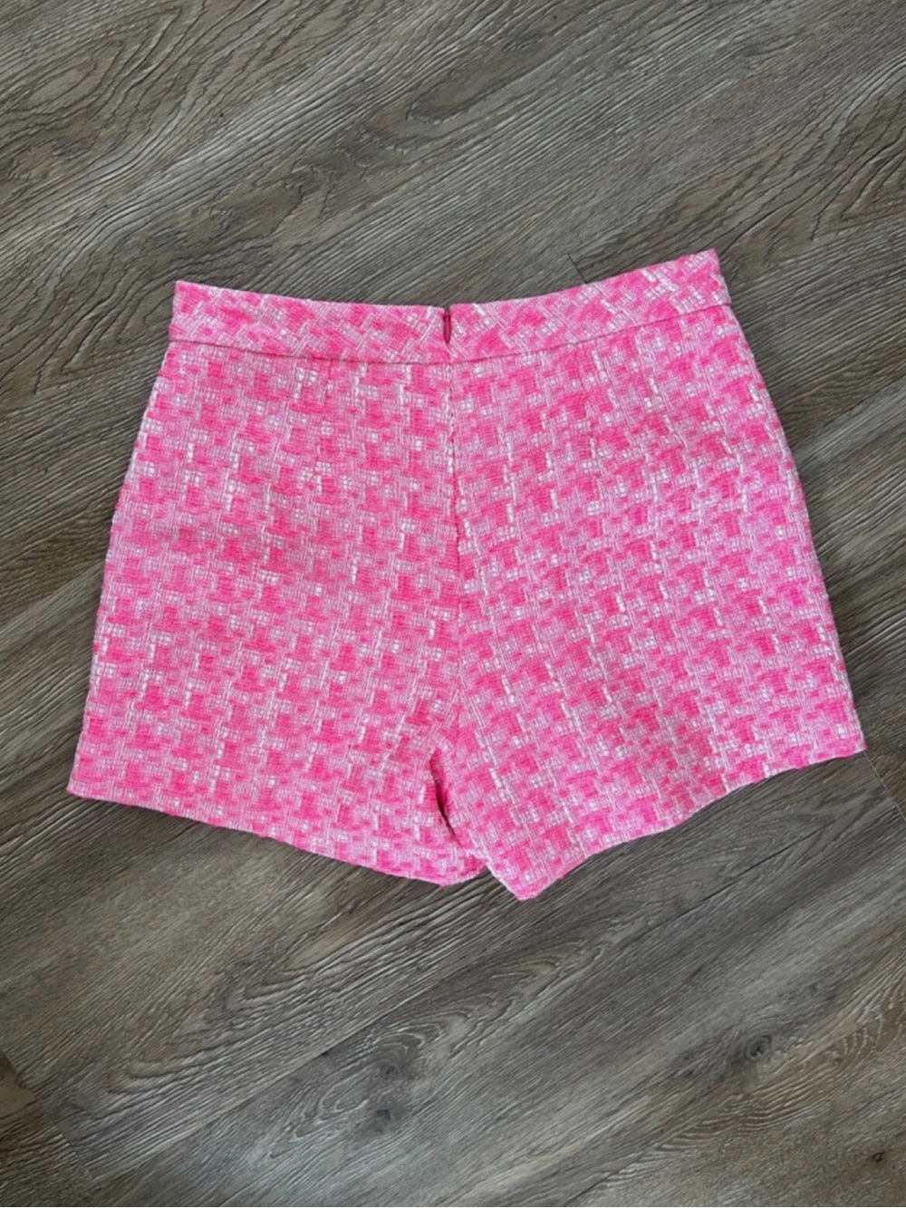 L’AGENCE Ashton Pink Tweed Shorts - NWT